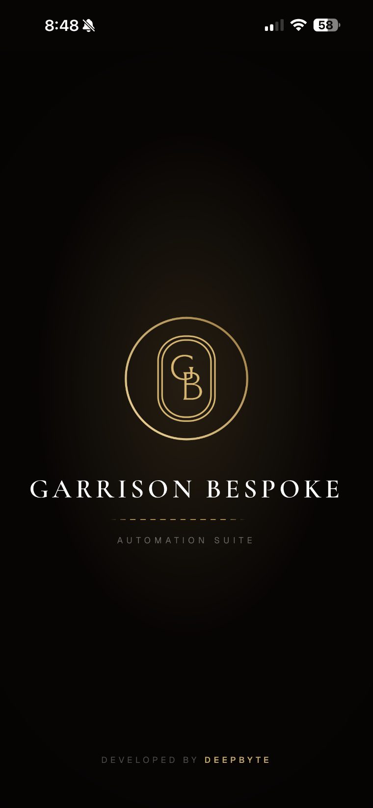 Garrison Bespoke suite, developed by DeepByte splash
